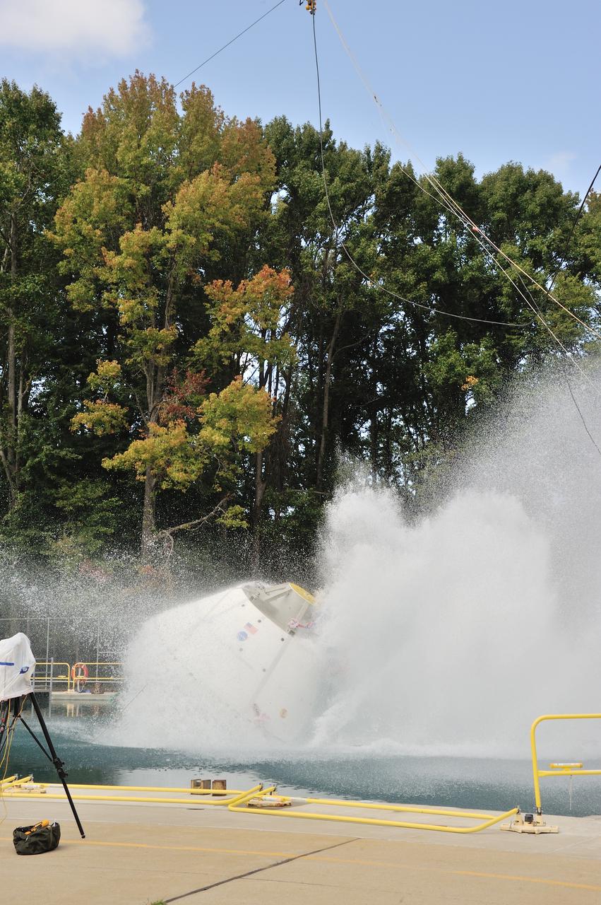 SPLASH BTA Phase 2 Vertical Tests 9: Documentation of preparation, set up and results of full scale BTA (Boilerplate Test Article) vertical drop test series performed in 2012 at the LaRC Hydro Impact Basin (HIB) 