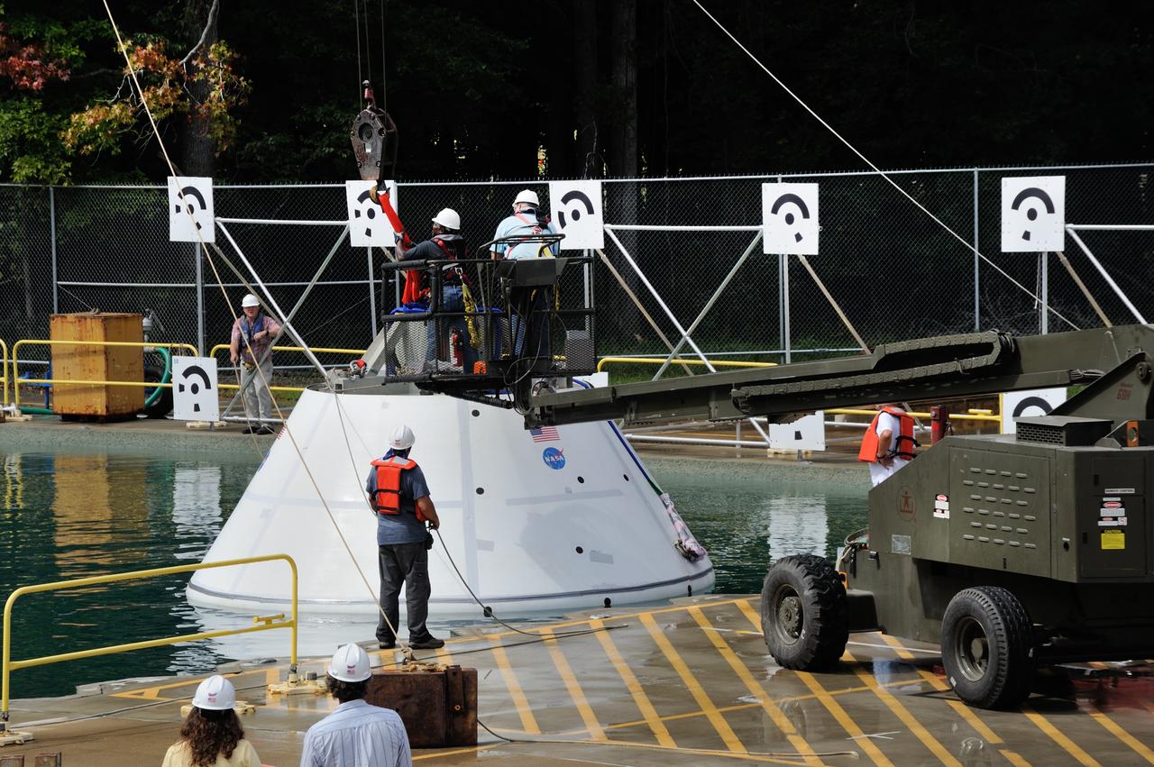 SPLASH BTA Phase 2 Vertical Tests 9: Documentation of preparation, set up and results of full scale BTA (Boilerplate Test Article) vertical drop test series performed in 2012 at the LaRC Hydro Impact Basin (HIB) 