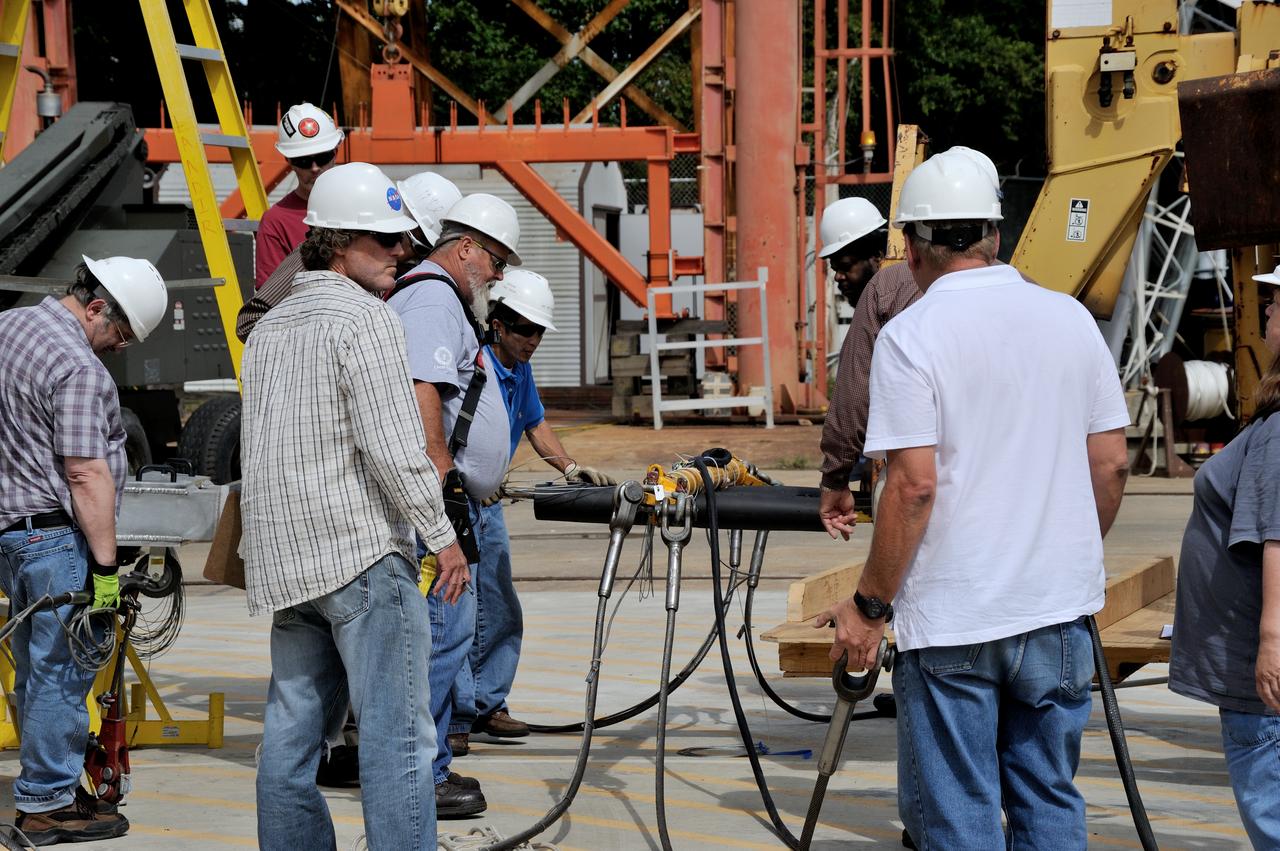 SPLASH P1 Test 7 Swing Test: Documentation of preparation, set up and results of full scale BTA (Boilerplate Test Article) vertical drop test series performed in 2012 at the LaRC Hydro Impact Basin (HIB)  