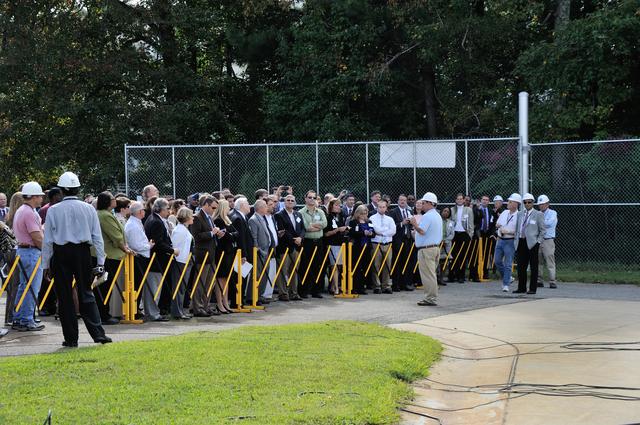 NASA image: Orion SPLASH P1 Test 7 Swing Test at NASA Langley Research Cente