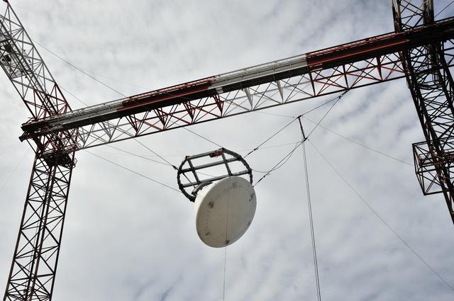 NASA image: Orion SPLASH P1 Test 7 Swing Test at NASA Langley Research Cente