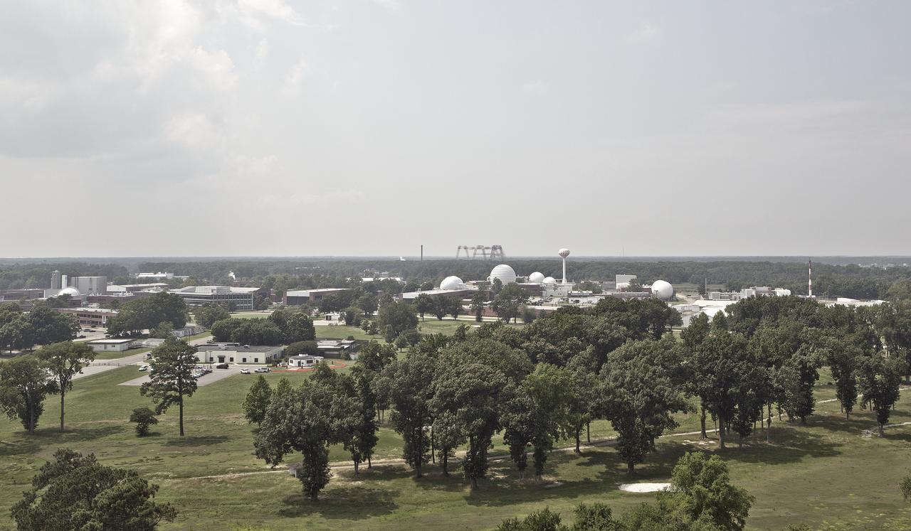 Aerial of west area of Langley Research Center 