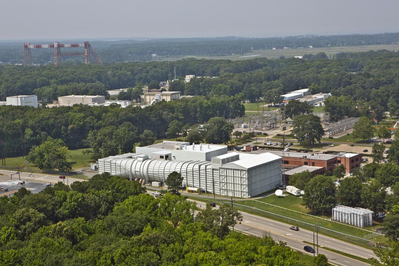 Aerial of NASA Langley Reaseach Center west side