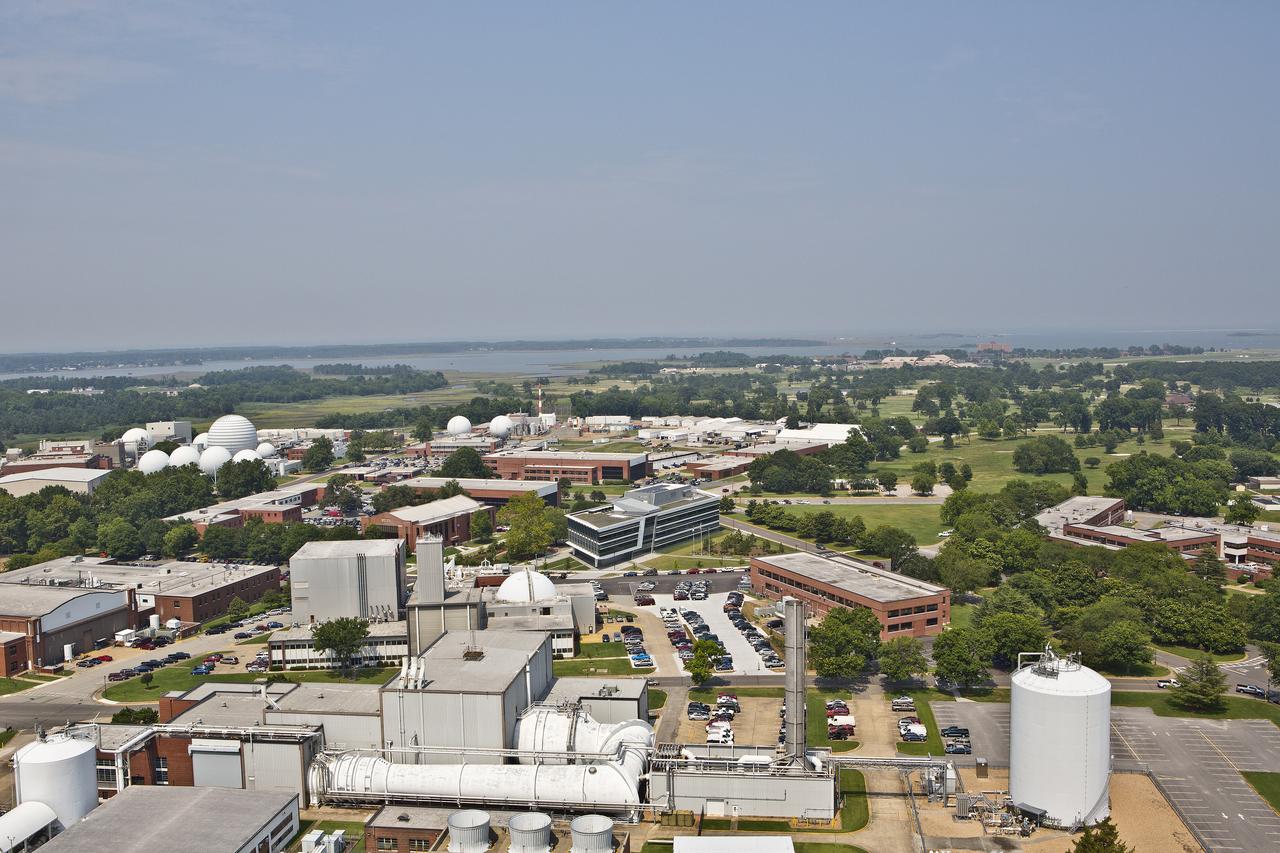 Aerial of NASA Langley Reaseach Center west side