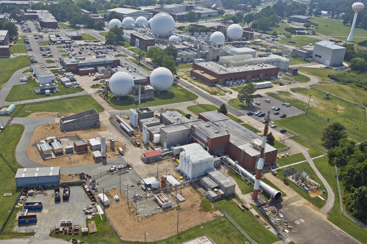 Aerials of NASA Langley Research Center west area