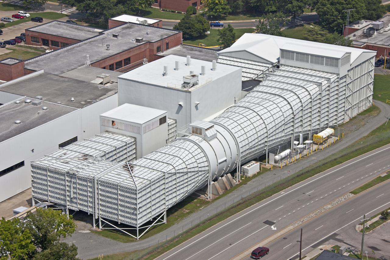 Aerial of NASA Langley Research Center Wind Tunnel 