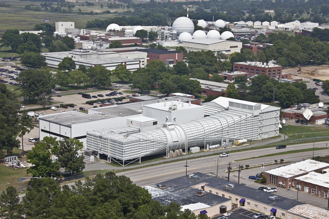 Aerial of NASA Langley Wind Tunnel 