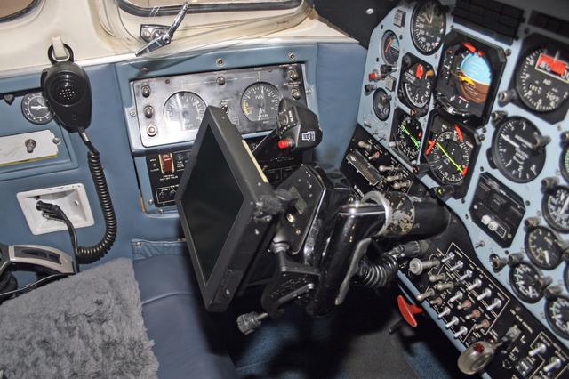 NASA image: Geo Digital Installation on the NASA Langley B200 Aircraft