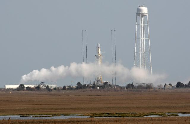 NASA image: Antares Rocket Launch Failure at Wallops Island Virginia