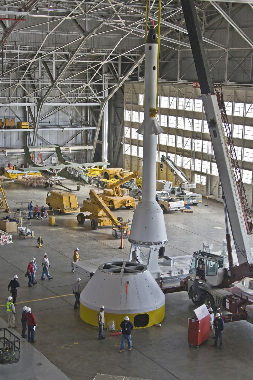 Ares 1_X_LAS_CM Project and Transfer To Kennedy Space Center