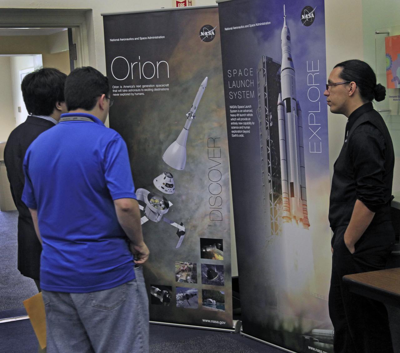 250 students participated in the Langley Aerospace Research Summer Scholars (LARSS) Presentations focused on 3D modeling of STARBUKS calibration components in the National Transonic Facility, hypersonic aerodynamic inflatable decelerator, and optimization of a microphone-based array for flight testing. Reid Center LaRC Hampton, VA