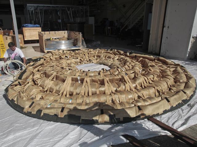 NASA image: The HIAD stands for Hypersonic Inflatable Aerodynamic Decelerato