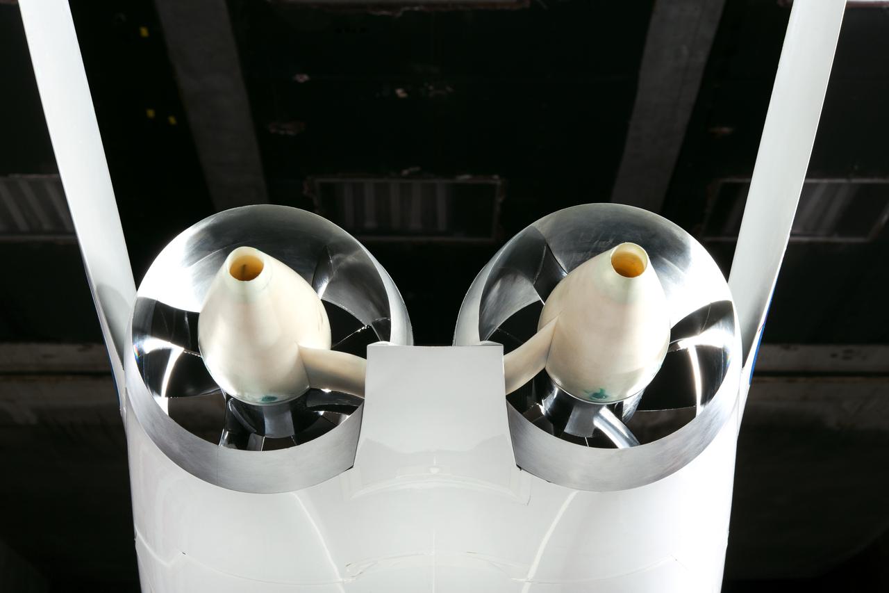 Doublebubble MIT N+3 D8 1/11 Scale Model in the 14x22 Foot Subsonic Tunnel 