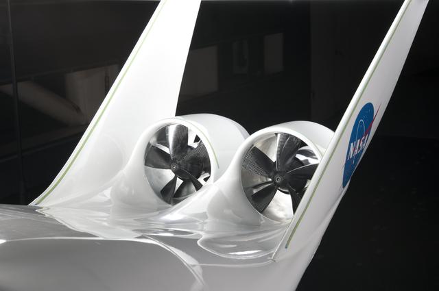 NASA image: MIT N+3 D8 1/11 Scale Model in the 14x22 Foot Subsonic Tunnel 