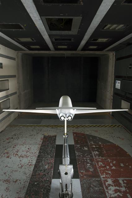 NASA image: MIT N+3 D8 1/11 Scale Model in the 14x22 Foot Subsonic Tunnel 