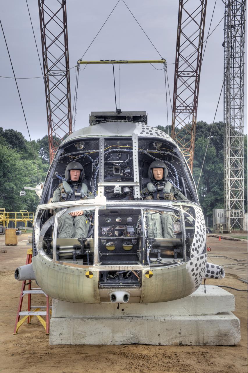 (TRACT) Transport Rotorcraft Aircraft Testbed: Helicopter airframe drop test at NASA Langley's Landing and Impact Research Facility (LandIR) 