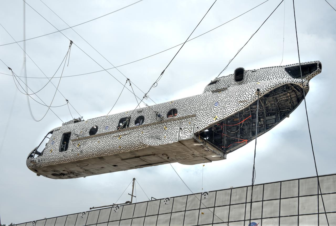 (TRACT) Transport Rotorcraft Aircraft Testbed: Helicopter airframe drop test at NASA Langley's Landing and Impact Research Facility (LandIR) 