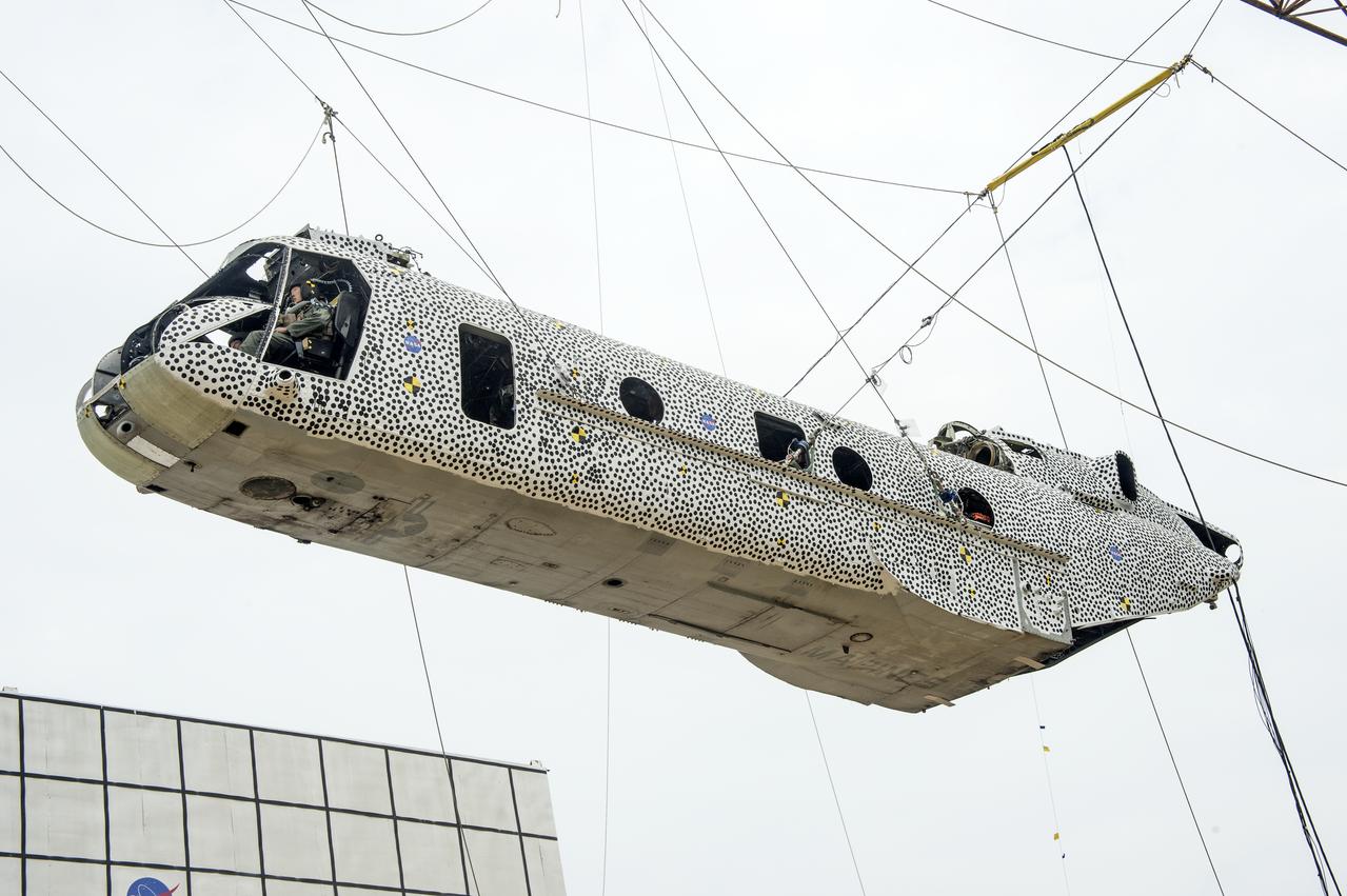 (TRACT) Transport Rotorcraft Aircraft Testbed: Helicopter airframe drop test at NASA Langley's Landing and Impact Research Facility (LandIR) 