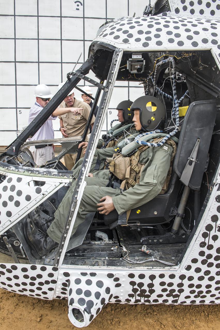 (TRACT) Transport Rotorcraft Aircraft Testbed: Helicopter airframe drop test at NASA Langley's Landing and Impact Research Facility (LandIR) 