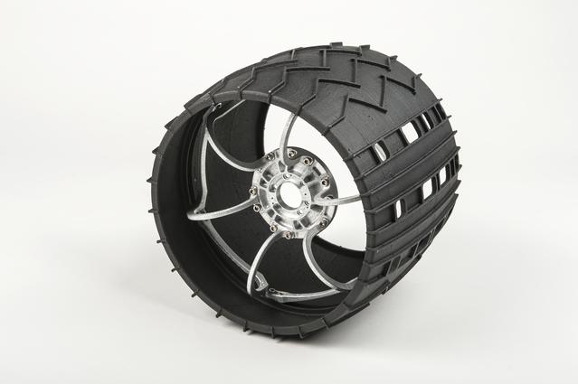 NASA image: Mars Curiosity Wheel Mock-up