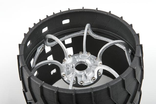 NASA image: Mars Curiosity Wheel Mock-up