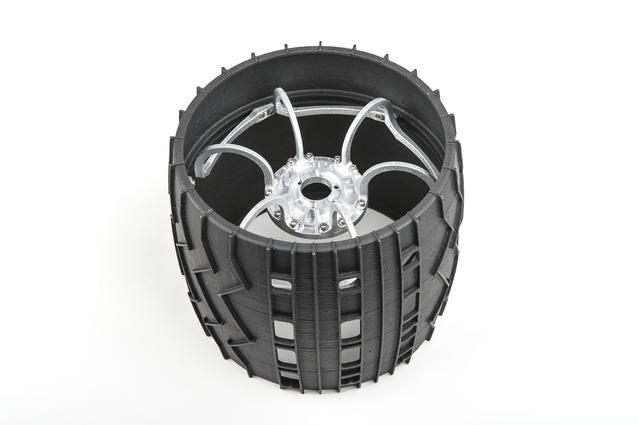 NASA image: Mars Curiosity Wheel Mock-up