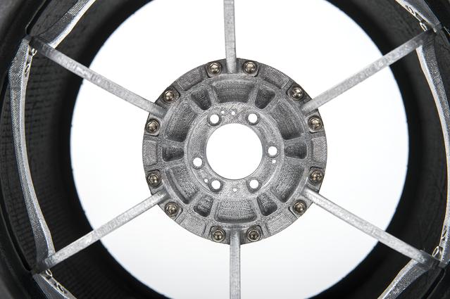 NASA image: Mars Curiosity Wheel Mock-up