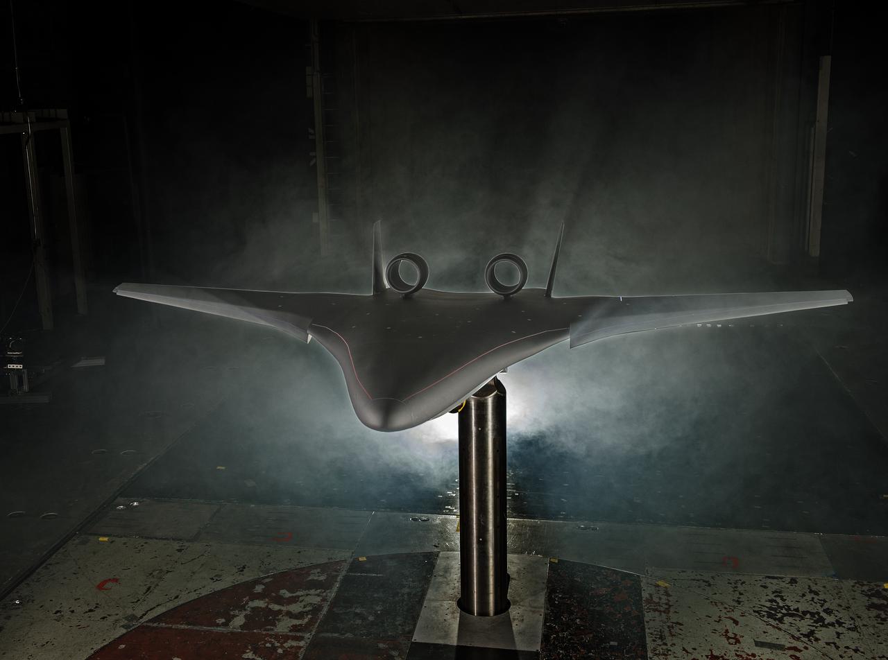 Hybrid Wing Body Particle Image Velocimetry Test in LaRC 14x22 Foot Tunnel: PIV measurement of HWB-N2A model in Langley 14x22 Foot Tunnel 