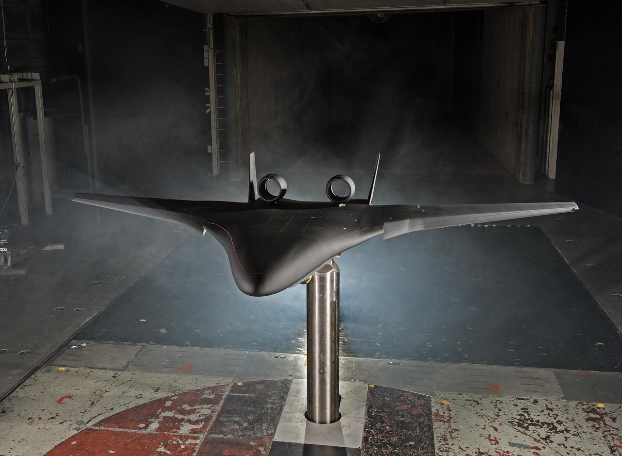 Hybrid Wing Body Particle Image Velocimetry Test in LaRC 14x22 Foot Tunnel: PIV measurement of HWB-N2A model in Langley 14x22 Foot Tunnel 