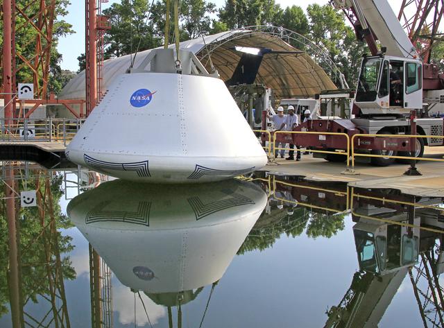 NASA image: The Orion Test Capsule at NASA's Langley Research Center's Hydro