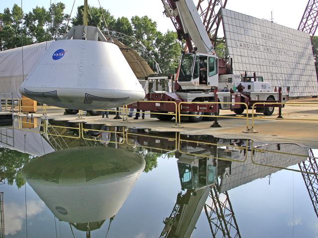 NASA image: The Orion Test Capsule at NASA's Langley Research Center's Hydro