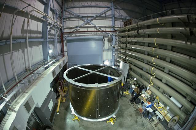 NASA image: 13.1 Foot Diameter Fluted-Core Sandwich Composite Test Article 