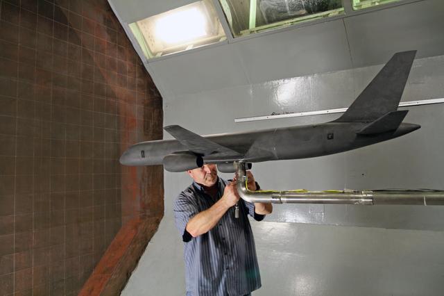 NASA image: Generic Transport Model (GTM) Roll Angle Positioning 