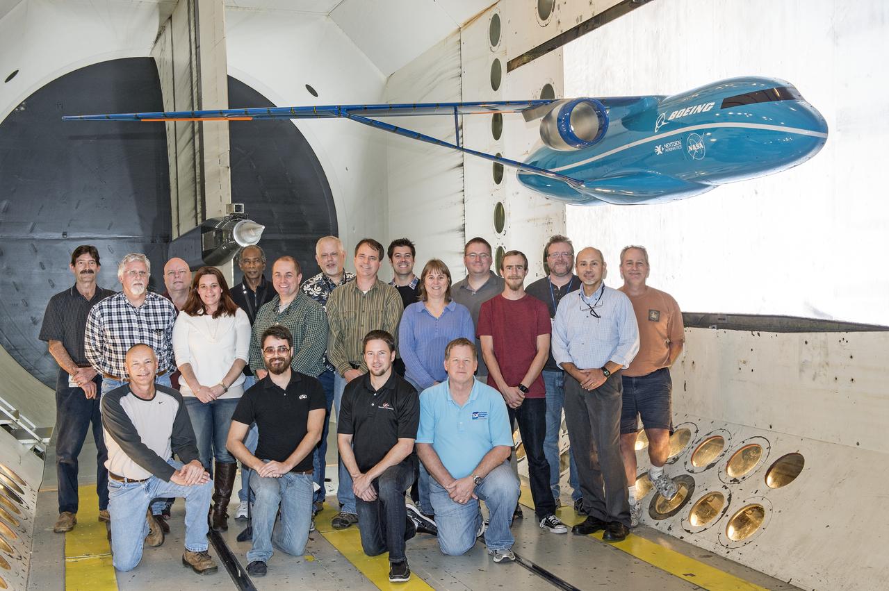 Boeing Subsonic Ultra Green Aircraft Research (SUGAR) Subsonic Fixed Wing in the (TDT) 16 Foot Transonic Dynamics Tunnel facility 648 