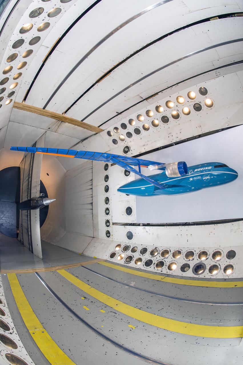 Boeing Subsonic Ultra Green Aircraft Research (SUGAR) Subsonic Fixed Wing in the (TDT) 16 Foot Transonic Dynamics Tunnel facility 648 