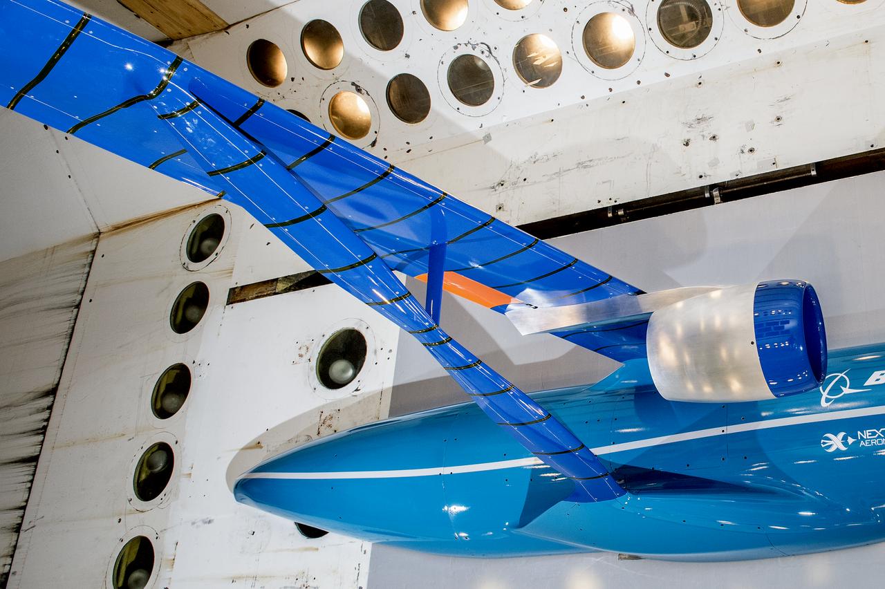 Boeing Subsonic Ultra Green Aircraft Research (SUGAR) Subsonic Fixed Wing in the (TDT) 16 Foot Transonic Dynamics Tunnel facility 648 