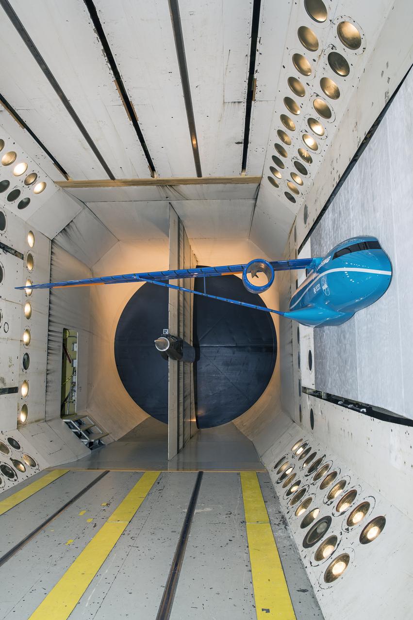 Boeing Subsonic Ultra Green Aircraft Research (SUGAR) Subsonic Fixed Wing in the (TDT) 16 Foot Transonic Dynamics Tunnel facility 648 