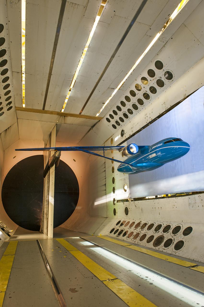 Boeing Subsonic Ultra Green Aircraft Research (SUGAR) Subsonic Fixed Wing in the (TDT) 16 Foot Transonic Dynamics Tunnel facility 648 