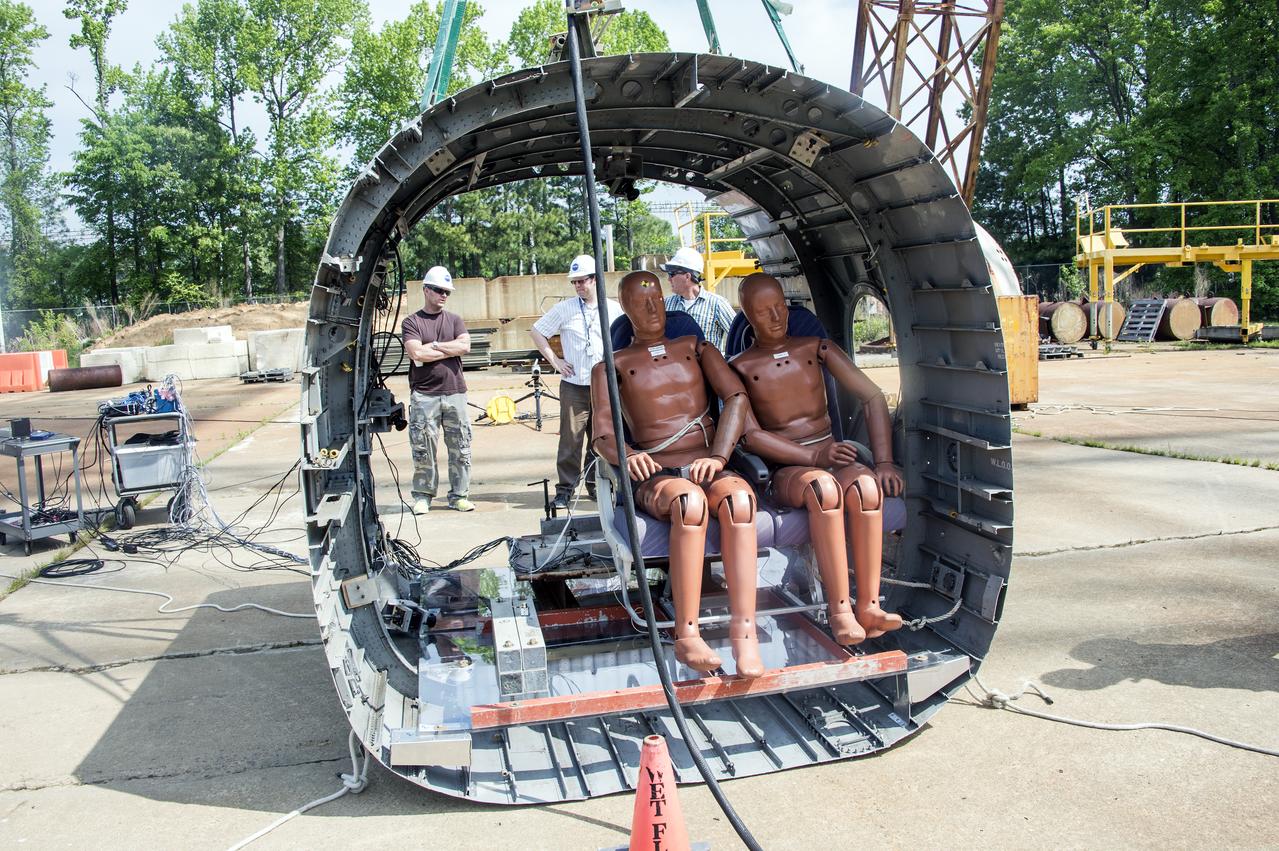 TRACT 2 Frame Drop Test AT NASA Langley Research Center's Landing and Impact Research (LandIR) Facility