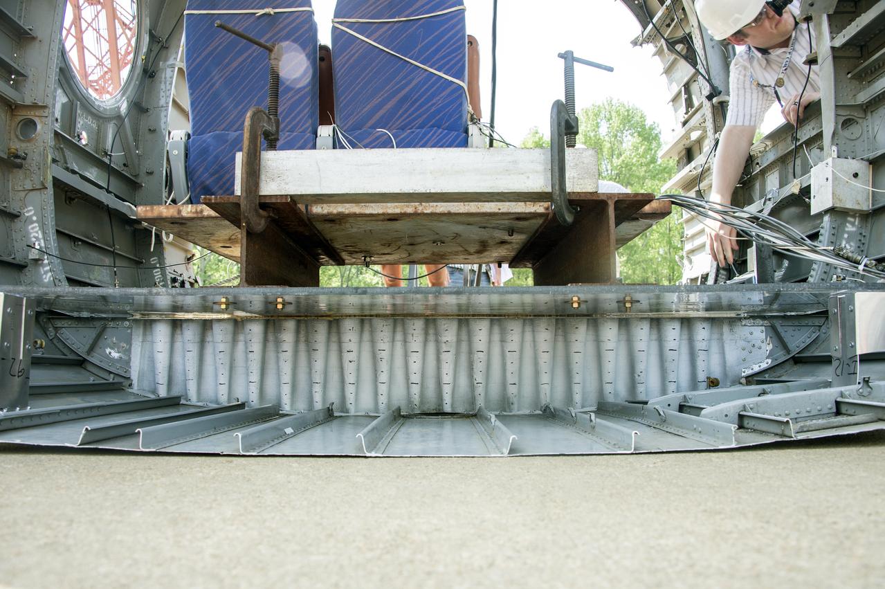  TRACT 2 Frame Drop Test AT NASA Langley Research Center's Landing and Impact Research (LandIR) Facility