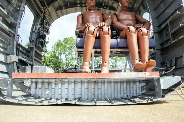 NASA image: TRACT 2 Frame Drop Test AT NASA Langley Research Center's Landin