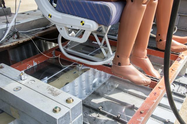 NASA image: TRACT 2 Frame Drop Test AT NASA Langley Research Center's Landin