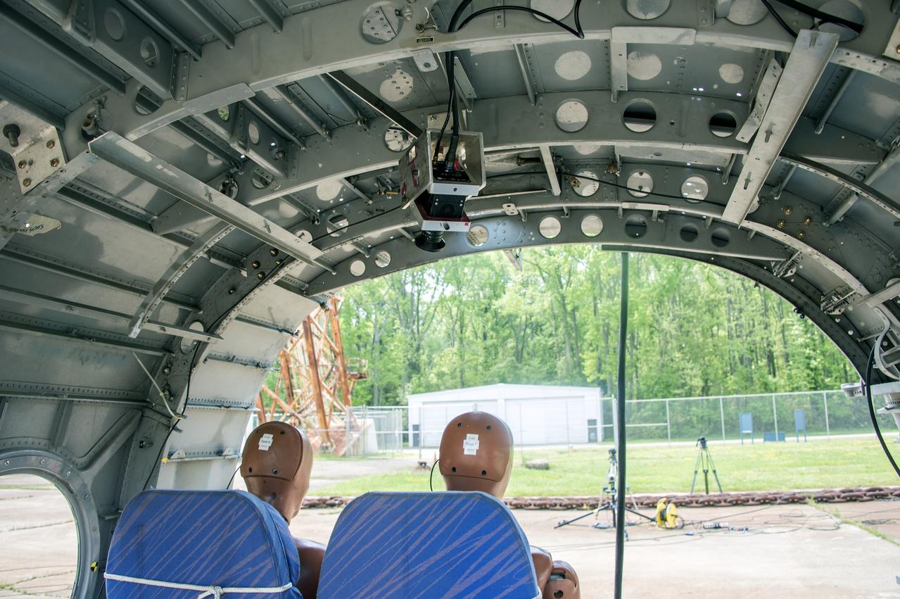  TRACT 2 Frame Drop Test AT NASA Langley Research Center's Landing and Impact Research (LandIR) Facility