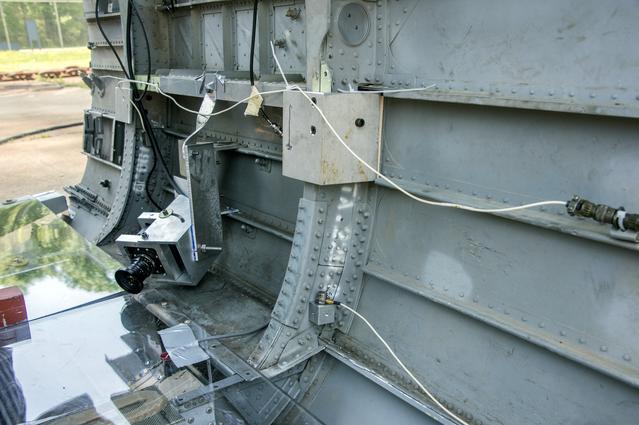 NASA image: TRACT 2 Frame Drop Test AT NASA Langley Research Center's Landin