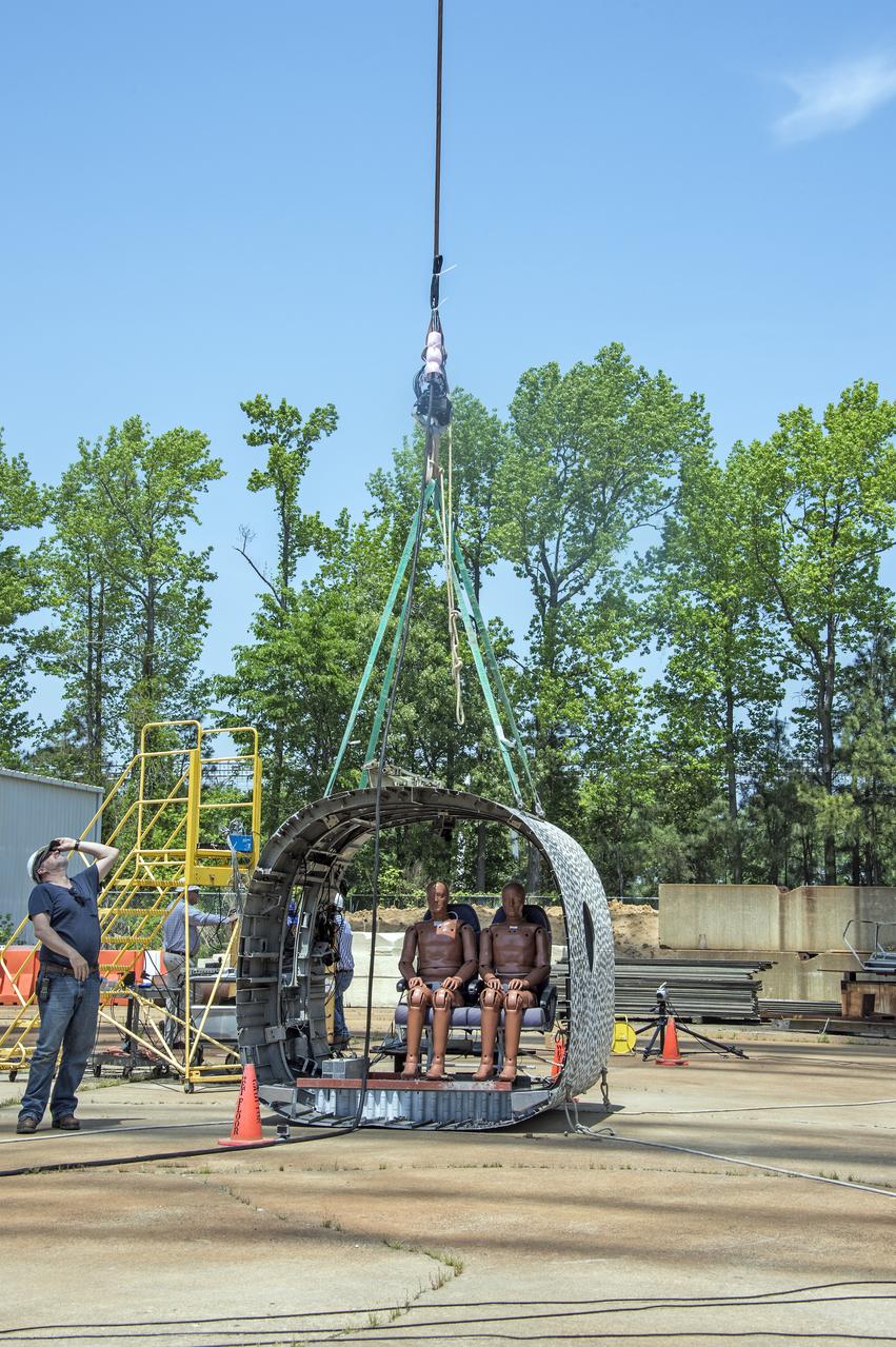  TRACT 2 Frame Drop Test AT NASA Langley Research Center's Landing and Impact Research (LandIR) Facility