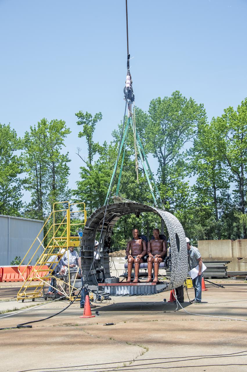  TRACT 2 Frame Drop Test AT NASA Langley Research Center's Landing and Impact Research (LandIR) Facility