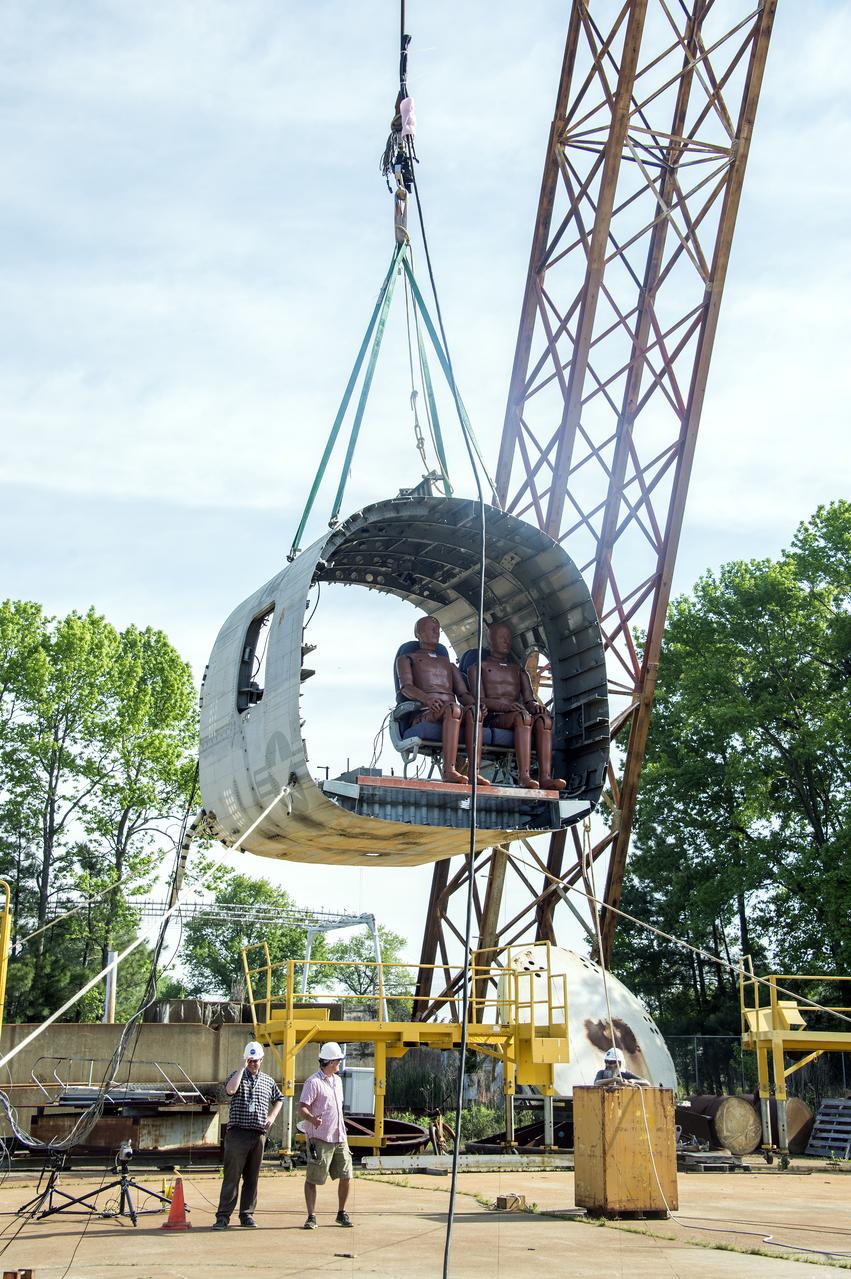  TRACT 2 Frame Drop Test AT NASA Langley Research Center's Landing and Impact Research (LandIR) Facility