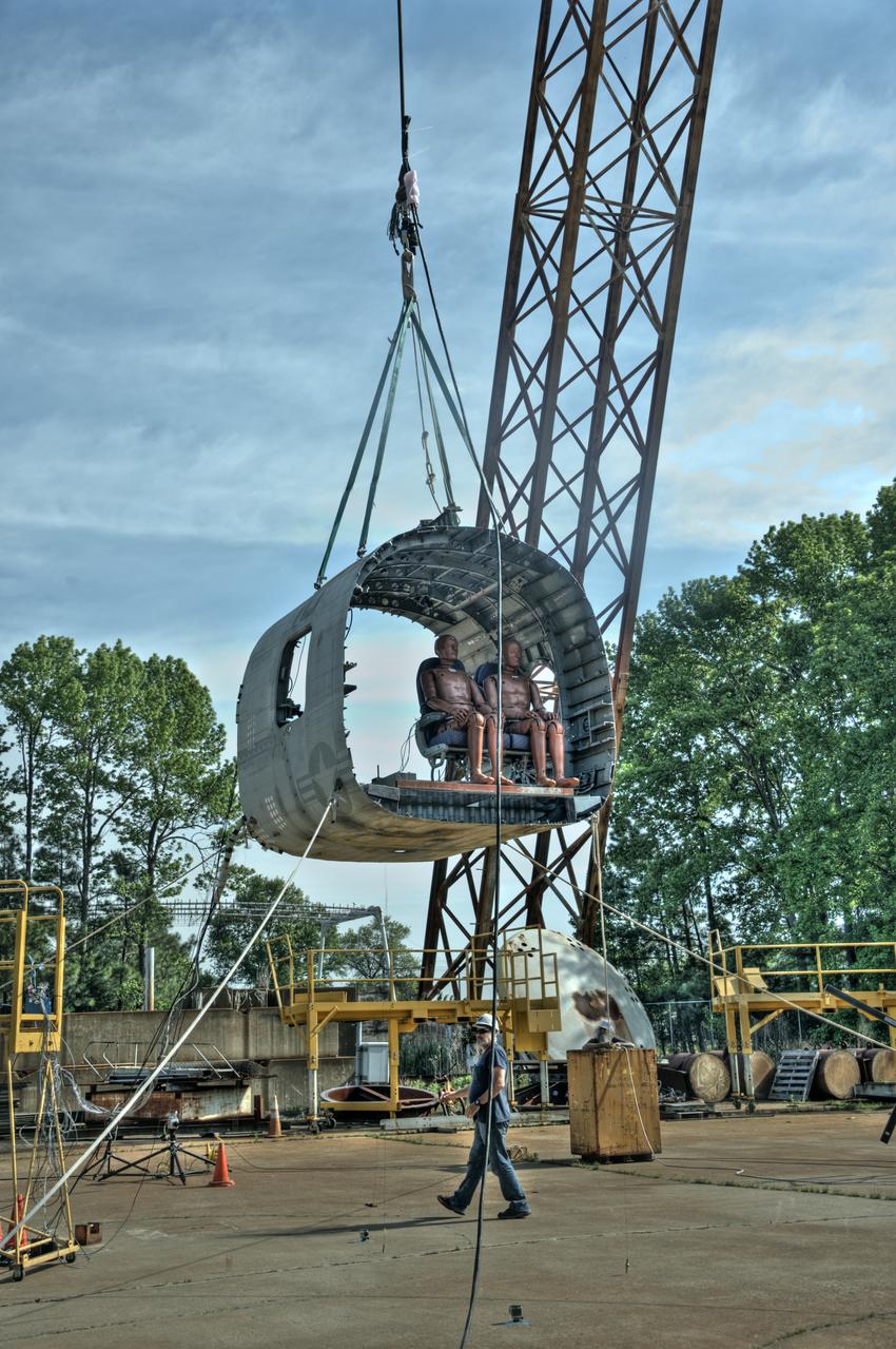  TRACT 2 Frame Drop Test AT NASA Langley Research Center's Landing and Impact Research (LandIR) Facility
