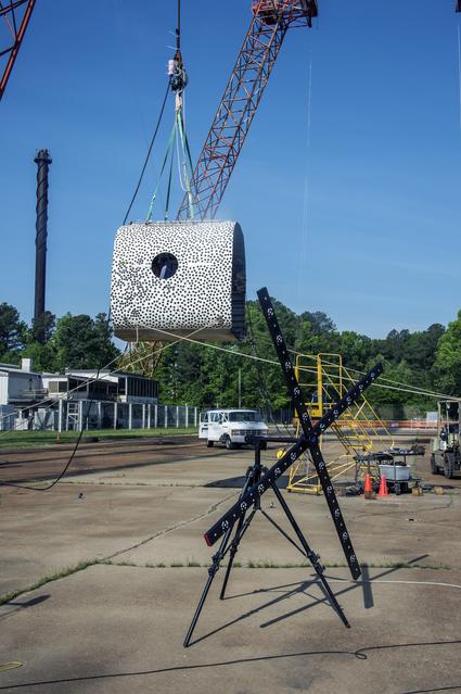NASA image: TRACT 2 Frame Drop Test AT NASA Langley Research Center's Landin
