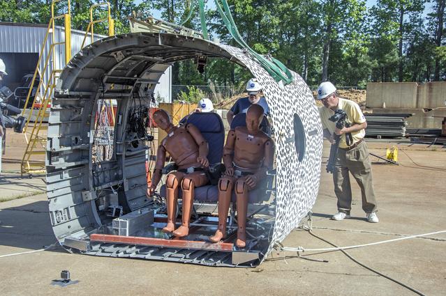NASA image: TRACT 2 Frame Drop Test AT NASA Langley Research Center's Landin
